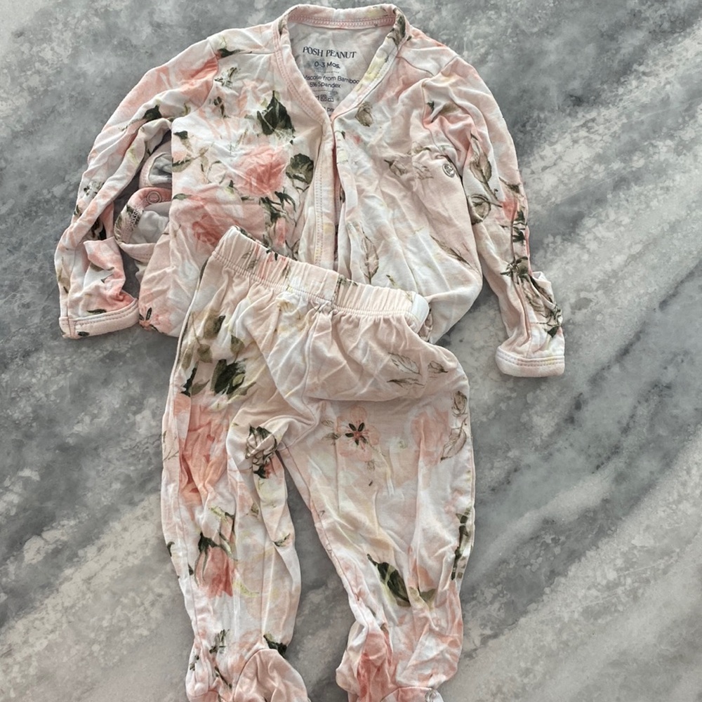 Posh Peanut Kimono Set